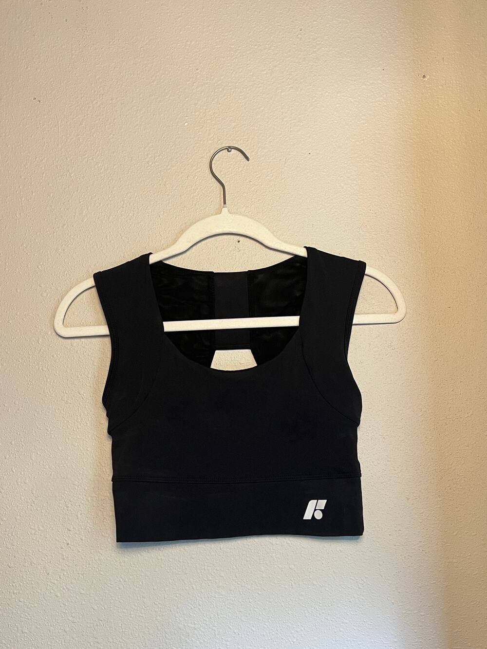 FORME Posture Support Sports Bra Black Mesh Back Size Small